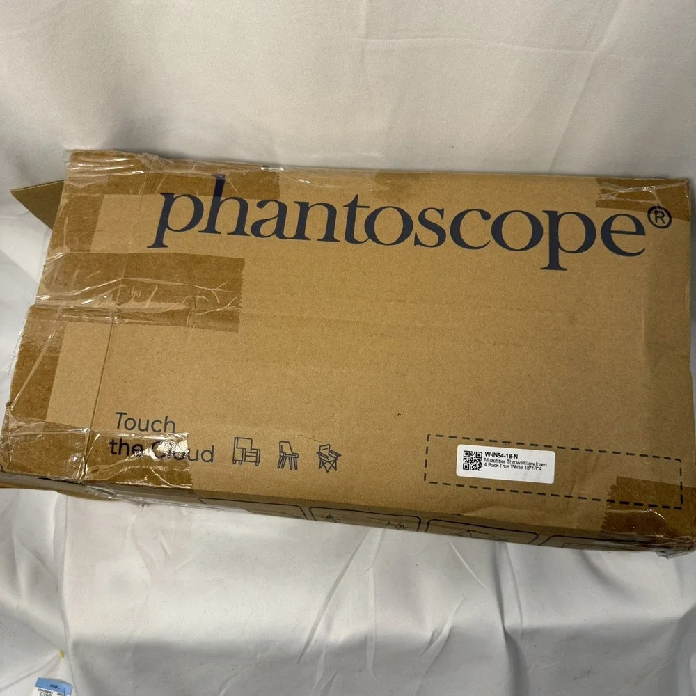 Phantoscope 18x18 Throw Pillow Inserts, Ultra-Soft Air Layer Pillow 4 Pack